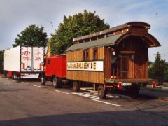 Mit Bauwagen in Korsika