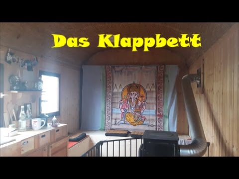 Bauwagenausbau: Das Klappbett