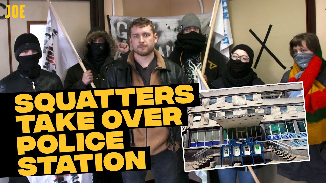 Squatters take over abandoned police station to protest London housing | Inside Paddington Green